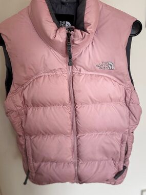 The North Face Women's Dusty Pink Down Puffer Vest